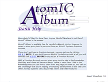 Tablet Screenshot of album.atomic-systems.com